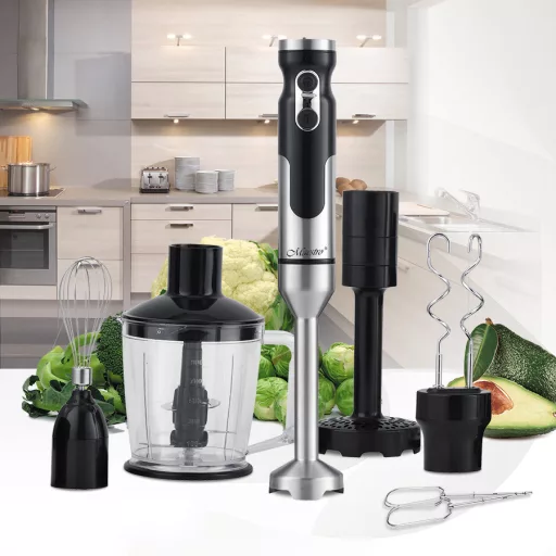 Maestro MR-567 turmixgép Merülő mixer 1000 W Fekete, Rozsdamentes acél