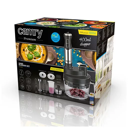 Camry Premium CR 4623 turmixgép 2 L Asztali mixer 1600 W Fekete