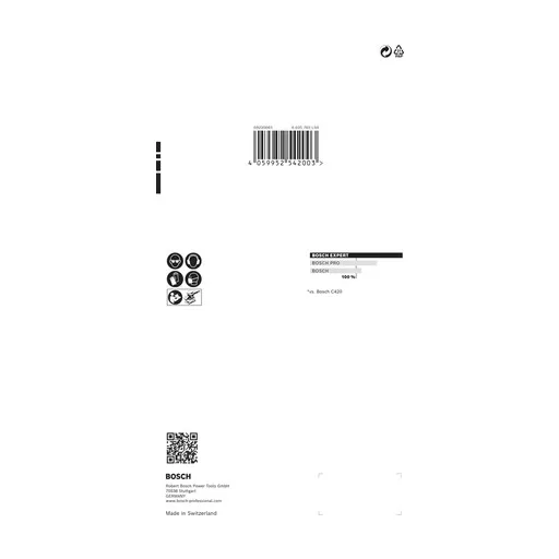 Bosch 2 608 900 875 kézi csiszoló tartozék Homokkő csiszolólap 10 db
