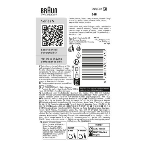 Braun Series 5 54 B Borotvafej