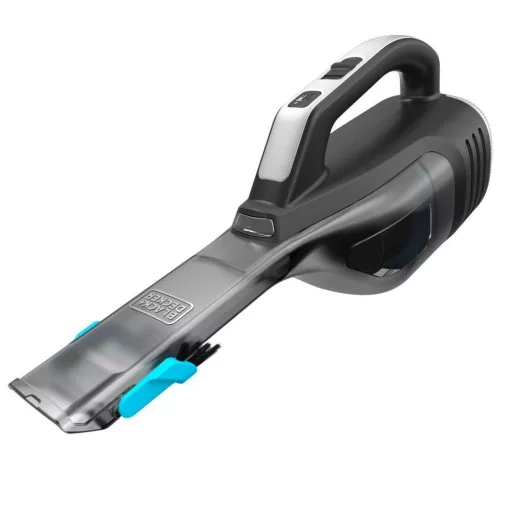 Black & Decker DVD320B kézi porszívó Fekete, Ezüst, Türkizkék Porzsák nélküli