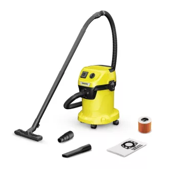 Kärcher WD 3 P V-17/4/20 Fekete, Sárga 17 L 1000 W