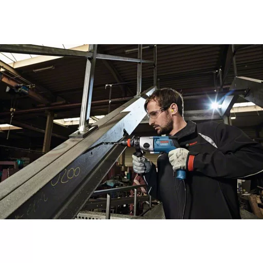 Bosch 0 601 1B2 002 fúrógép 500 RPM Kulcsnélküli 2,4 kg Fekete, Kék