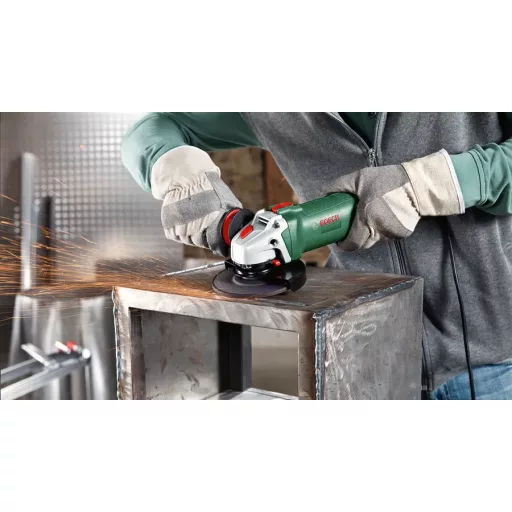 Winkelschleifer PWS 850-125 + SystemBox (grün/schwarz, 850 Watt)