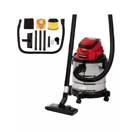 Einhell TC-VC 18/20 Li S-Solo Fekete, Szürke, Vörös 20 L
