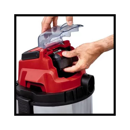 Einhell TC-VC 18/20 Li S-Solo Fekete, Szürke, Vörös 20 L
