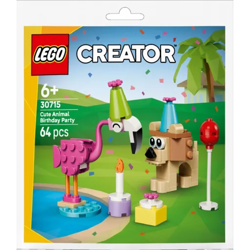 30715 Creator Niedliche Tiere Feiern Geburtstag (Polybag)