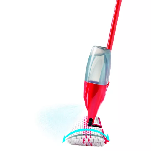 Vileda 1.2 Spray Max felmosó Mikroszál, Műanyag Száraz és nedves Vörös, Fehér