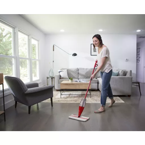 Vileda 1.2 Spray Max felmosó Mikroszál, Műanyag Száraz és nedves Vörös, Fehér