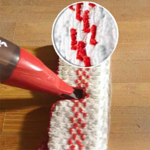 Vileda 1.2 Spray Max felmosó Mikroszál, Műanyag Száraz és nedves Vörös, Fehér