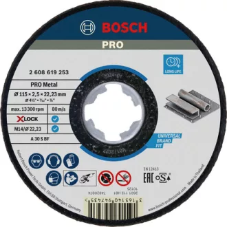   Bosch 2 608 619 253 gyémánttárcsa 11,5 cm Folyamatos élű gyémánt penge