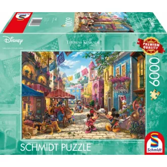 Schmidt Spiele 57397 kirakós játék 6000 db Rajzfilmek