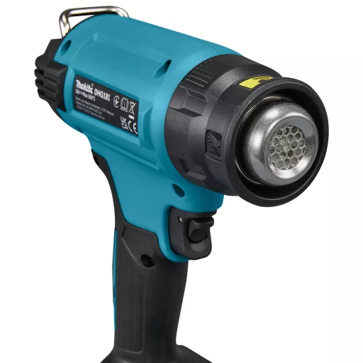 Makita DHG181ZK hőpisztoly Hőlégpuska 200 liter per perc 550 °C Fekete, Zöld