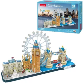 CubicFun MC253h 3D-s kirakó 107 db Épületek