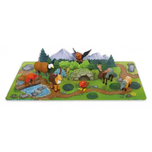 Zestaw Malblo Magnetic Mini Zwierzęta leśne
