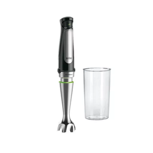 Braun MQ 7000X 0,6 L Merülő mixer 1000 W Fekete, Szatén acél