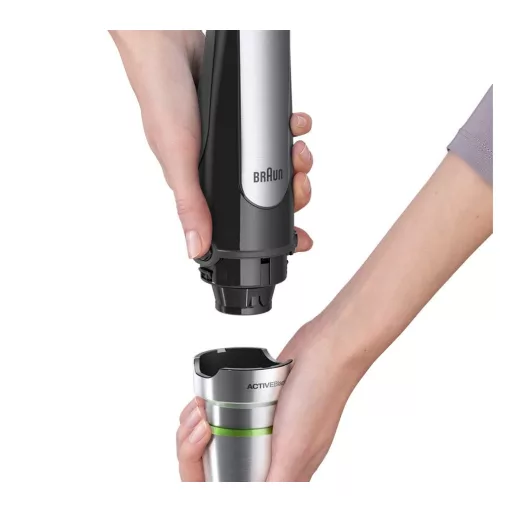 Braun MQ 7000X 0,6 L Merülő mixer 1000 W Fekete, Szatén acél