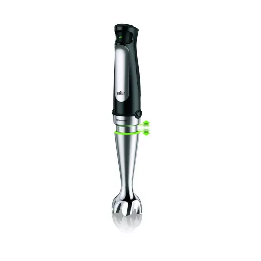 Braun MQ 7000X 0,6 L Merülő mixer 1000 W Fekete, Szatén acél