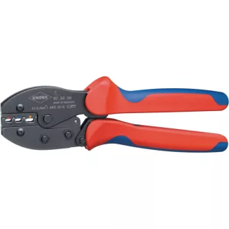 Knipex PreciForce Krimpelőfogó Fekete, Kék, Vörös