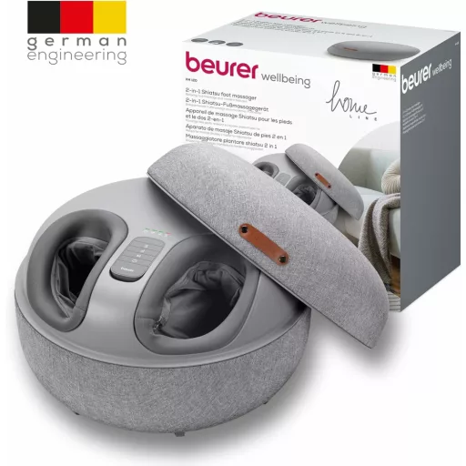 FM 120 2-in-1 Shiatsu-Fußmassagegerät (grau)