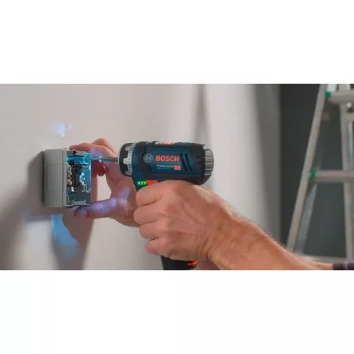 Bosch GSR 12V-15 FC Professional Kulcsnélküli 600 g Fekete, Kék