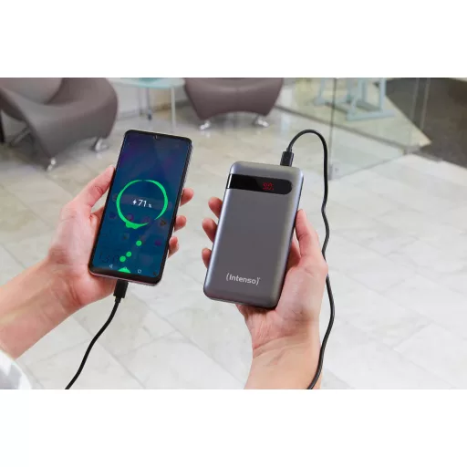 Intenso PD10000 Lítium-polimer (LiPo) 10000 mAh Antracit