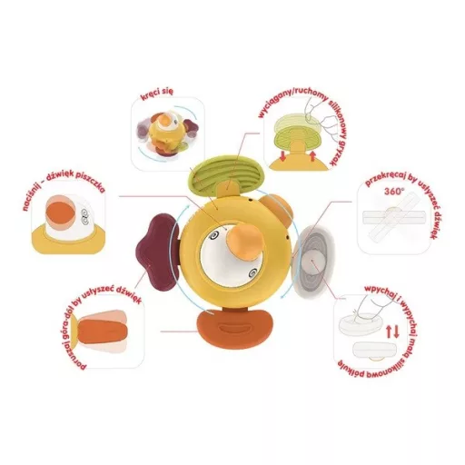 Interactive sensory duck