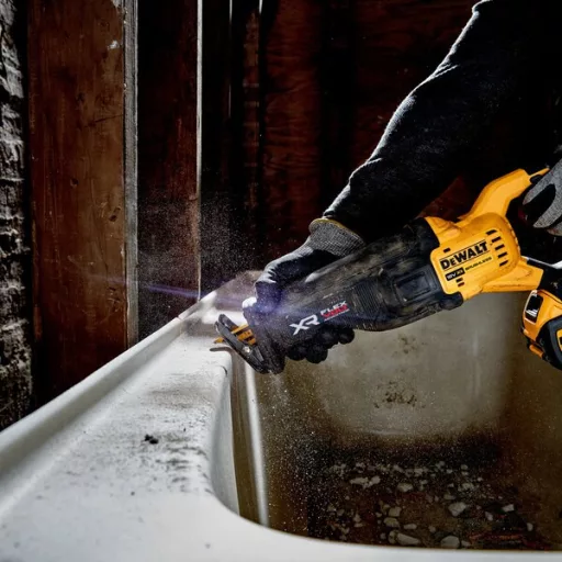 DeWALT DCS386NT-XJ szablyafűrész 3000 spm Fekete, Sárga