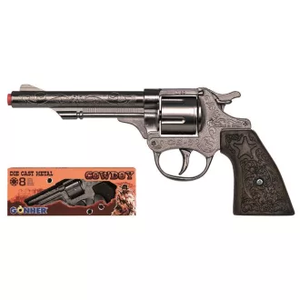Cowboy revolver metal 8 rounds GONHER 80/0