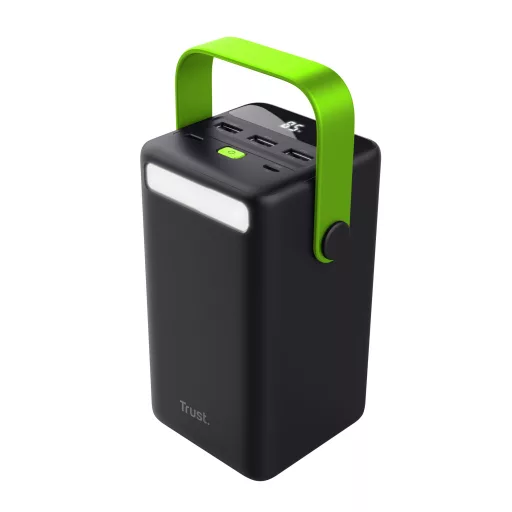 Trust Redoh XXL 50000 mAh Fekete, Zöld