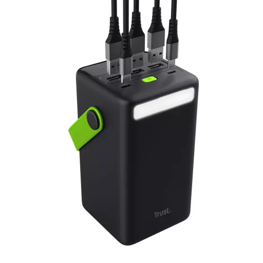 Trust Redoh XXL 50000 mAh Fekete, Zöld