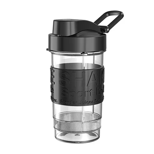 Adler AD 4081 turmixgép 0,57 L Sport turmixgép 800 W Fekete, Rozsdamentes acél, Áttetsző