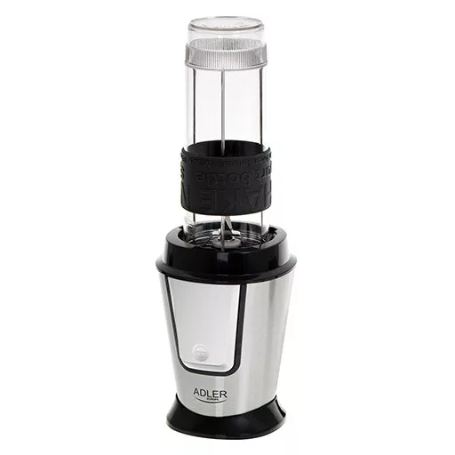 Adler AD 4081 turmixgép 0,57 L Sport turmixgép 800 W Fekete, Rozsdamentes acél, Áttetsző