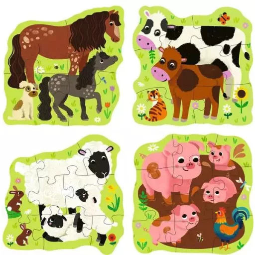 Ravensburger 12.004.001 kirakós játék 4 db Állatok