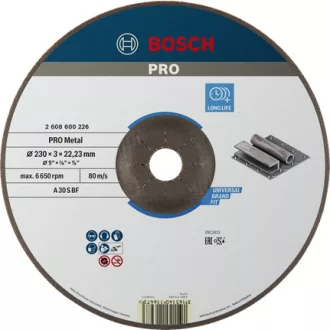 Bosch 2 608 600 226 sarokcsiszoló tartozék Vágótárcsa