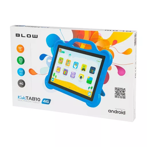 Tablet KidsTAB10 4G BLOW 4/64GB blue + case