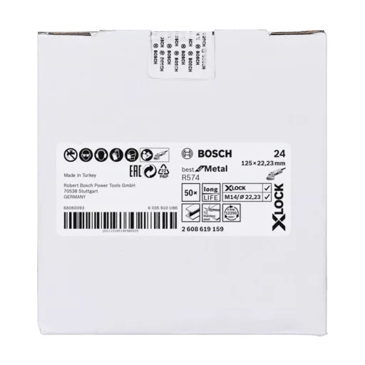 Bosch 2 608 619 159 sarokcsiszoló tartozék Homokkő vágókorong
