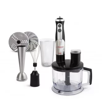   Esperanza EKM004 turmixgép 0,6 L Merülő mixer 800 W Fekete, Ezüst, Átlátszó