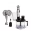 Esperanza EKM004 turmixgép 0,6 L Merülő mixer 800 W Fekete, Ezüst, Átlátszó