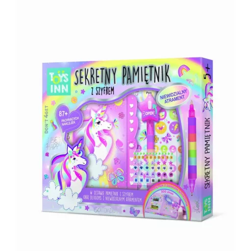 Diary Secret Message Unicorn