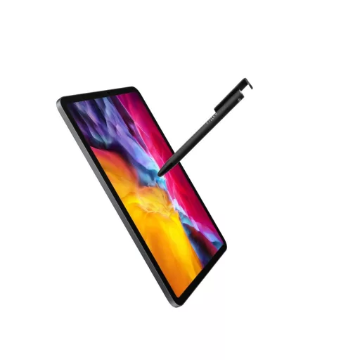 Fixed | Pen With Stylus and Stand | 3 in 1 | Pencil | Stylus for capacitive displays; Stand for phones and tablets | Black