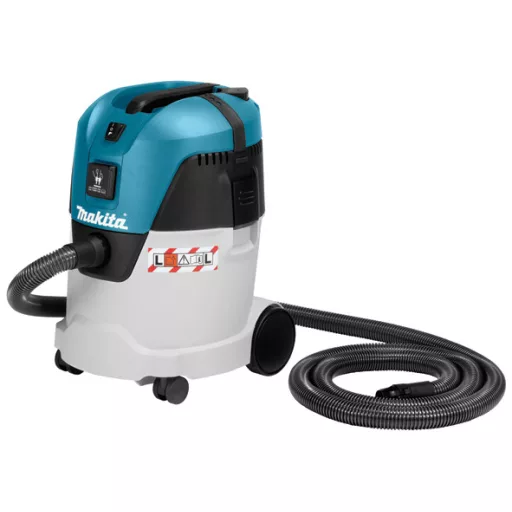 Makita VC2512L porelszívó Fekete, Kék, Fémes 25 L 1000 W