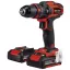 Einhell TE-CD 18/40 24000 RPM Kulcsnélküli 1,46 kg Fekete, Vörös