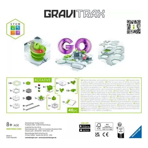 Ravensburger GraviTrax GO Rotative