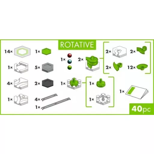 Ravensburger GraviTrax GO Rotative