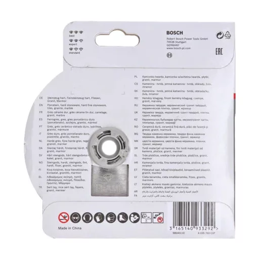 Bosch 2 608 615 131 sarokcsiszoló tartozék Vágótárcsa