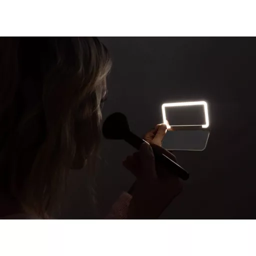 Pocket cosmetic mirror with LED KZ2010 white