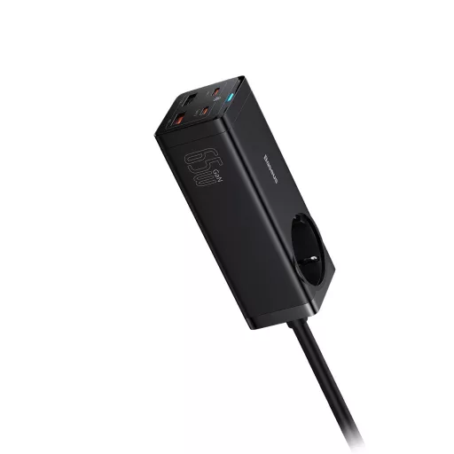 Baseus PSZM000901 áramátalakító és inverter Beltéri 65 W Fekete