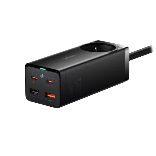 Baseus PSZM000901 áramátalakító és inverter Beltéri 65 W Fekete