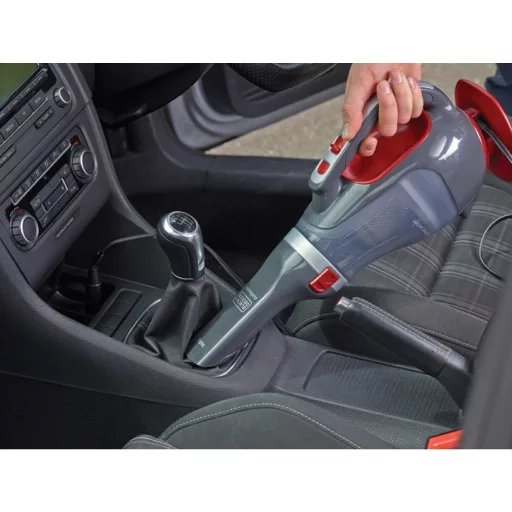 Black & Decker ADV1200 kézi porszívó Szürke, Vörös Porzsák nélküli